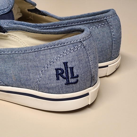 Lauren Ralph Lauren Janis denim loafer size 6 - Picture 4 of 9